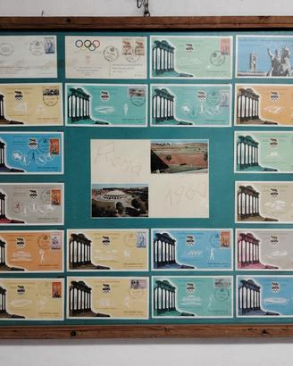 CARTOLINE e FRANCOBOLLI OLIMPIADI ROMA 1960