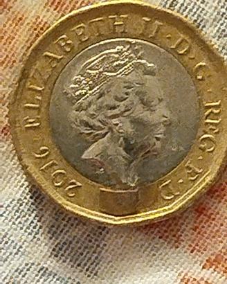 monete  One Pound  Queen Elisabeth II