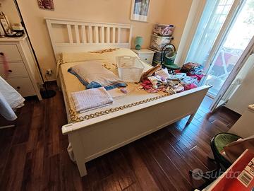 letto Ikea Emnes completo di rete e materasso 