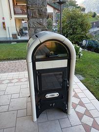 stufa a legna 11 kw con ventilatore incorporato