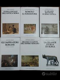Set di 6 libri di storia romana 