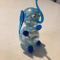 Elefantino in vetro soffiato di Murano