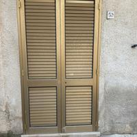 Porta persiana due ante in alluminio