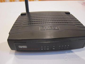 Router wireless Sweex LW050v2 54 Mbps Wi-Fi+4x Eth