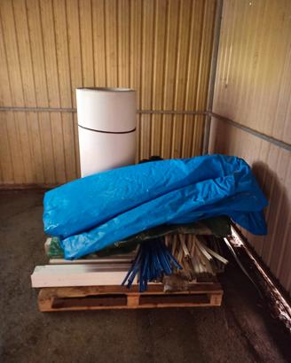 struttura per piscina Gre