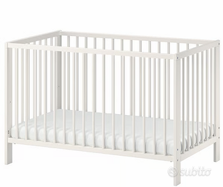 Lettino Gulliver 60x120 come nuovo con materasso