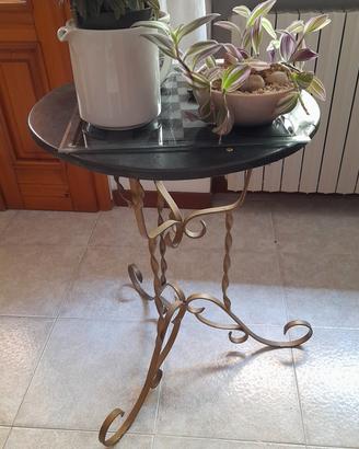 tavolino da caffe' ottone