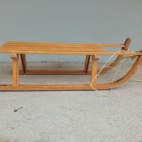 Slittino legno vintage 