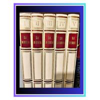 La Bibbia illustrata in 5 volumi rilegati. Fratell