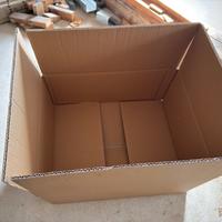 Lotto scatoloni di cartone avana doppia onda