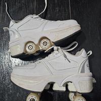 Scarpe con rotelle pattini 36