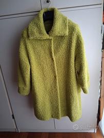 Cappotto teddy verde lime