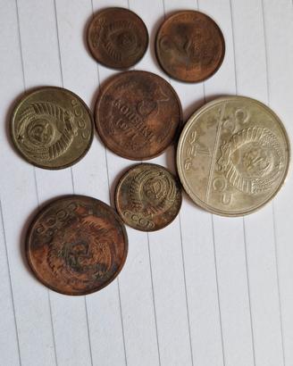 lotto di monete ex cccp