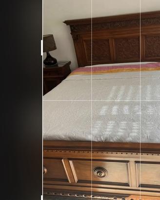 Testiera letto in rinascimento fiorentino.