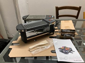 Griglia Barbeque mini - Raclette a 2 piastre