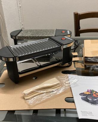 Griglia Barbeque mini - Raclette a 2 piastre