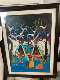 Quadro firmato moderno 