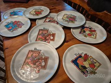 4 piatti per la pizza