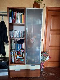 vetrinetta con libreria soggiorno