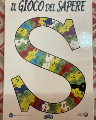 Gioco da tavolo vintage “Il Gioco del Sapere”