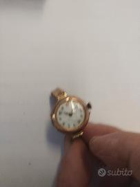 orologio fine 800 oro 12 carari