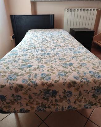 Set Letto Singolo con Testiera, Rete incl. + Comod