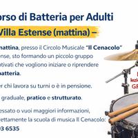 Lezioni individuali di Batteria per Adulti