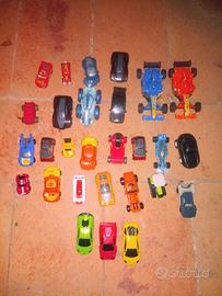 lotto macchinine in plastica piccole e kinder 