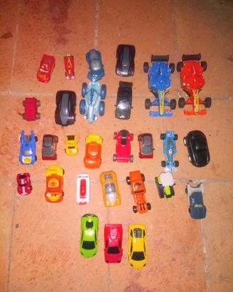 lotto macchinine in plastica piccole e kinder 