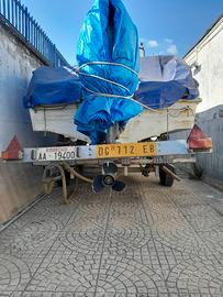 Barca motore yamaha carello