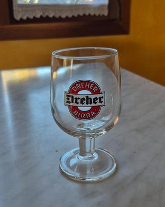 12 calici birra  Dreher vintage 