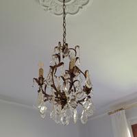 lampadario gocce di cristallo