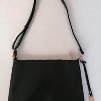 Borsa a busta tracolla nera Combipel misura cm. 20