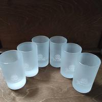 6 bicchierini Jägermeister vetro satinato shot bar