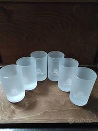 6 bicchierini Jägermeister vetro satinato shot bar