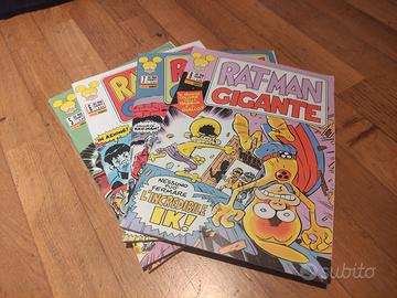 Lotto 4 fumetti Ratman Rat-man Gigante (#5,6,7,8)