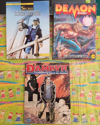 3 fumetti n.ri 1 : Dampyr, Le Storie , Demon Story