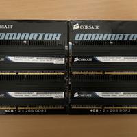 Ram Corsair Dominator DDR3 1600Mhz CL7 8GB (4×2GB)