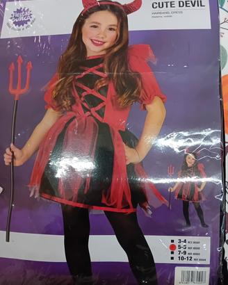 Vestito carnevale Diavoletta per bambina