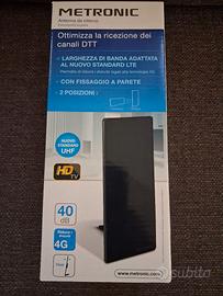 Antenna Tv amplificata da interno Metronic