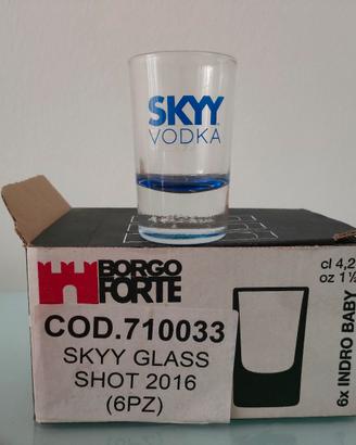 Bicchieri Skyy vodka