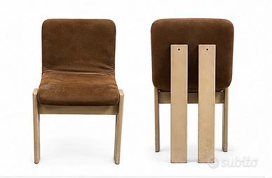 Set 5 sedie vintage anni ’70 design modernariato