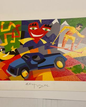 Serigrafia Ugo Nespolo