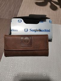 Portachiavi in pelle griffato Sergio tachini 