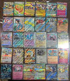 Lotto 30 Carte Pokemon Ex - Full Art - Promo NM