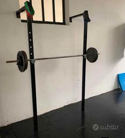  RACK SQUAT ARTIGIANALE SALVA SPAZIO  🔥 