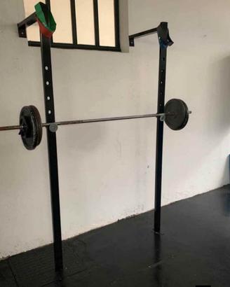  RACK SQUAT ARTIGIANALE SALVA SPAZIO  🔥 