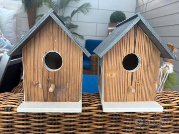 Casette per Uccelli Decorative in Legno