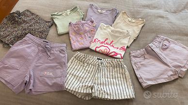 Lotto set abbigliamento bambina