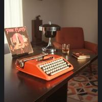  Macchina Hermes Baby Arancione Vintage anni '70 